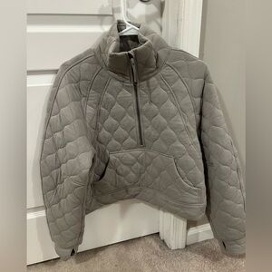 Lululemon quilted half zip jacket